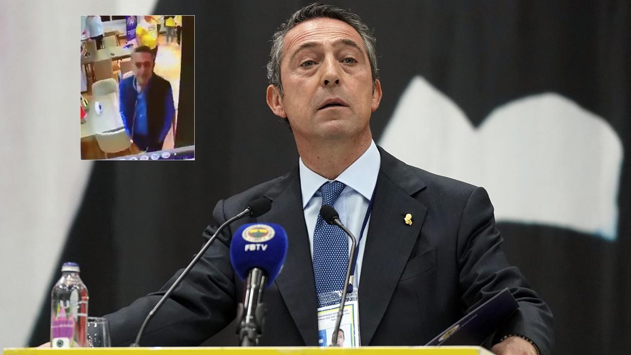 Ali Koç'un Fenerbahçe Gönüllüler Derneği'ndeki görüntüleri paylaşıldı! Fenerbahçe'den açıklama geldi