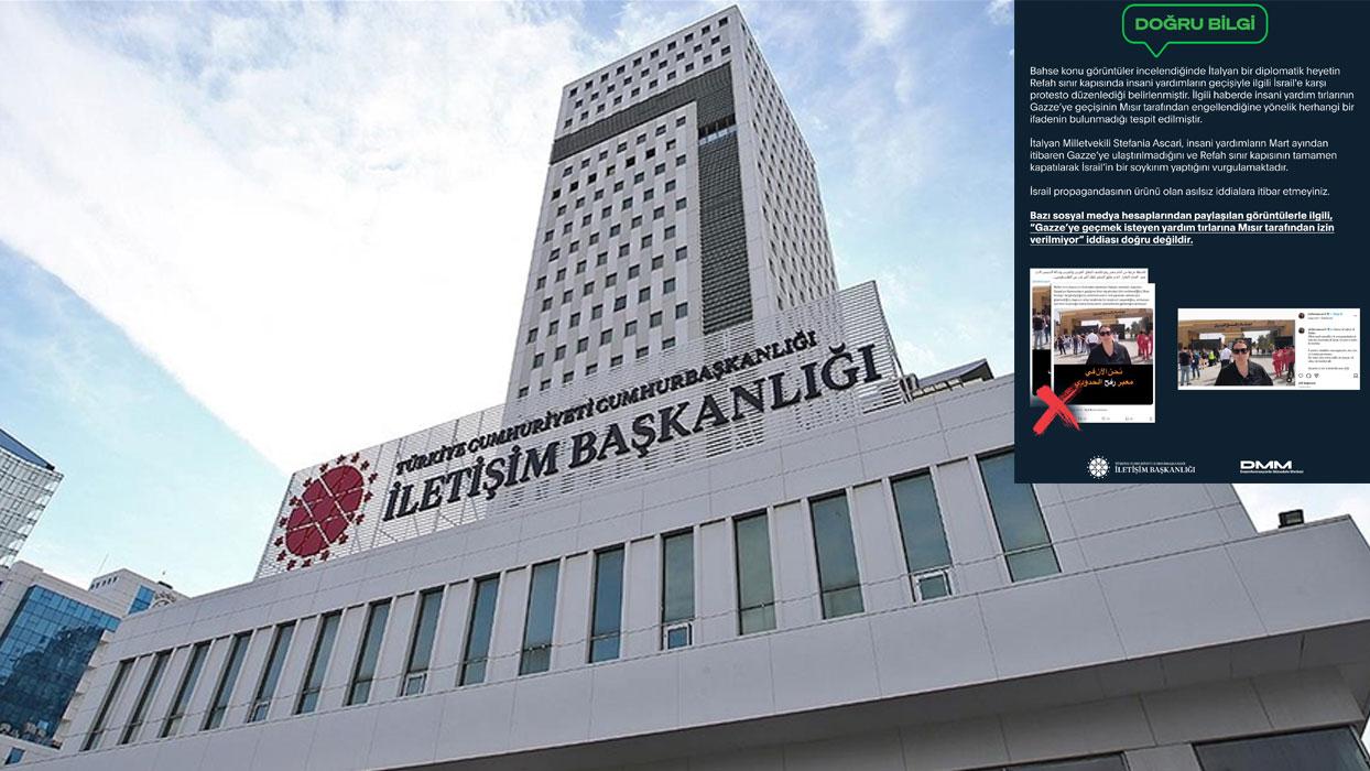 "Gazze'ye geçmek isteyen yardım tırlarına Mısır izin vermiyor" iddiasına yalanlama
