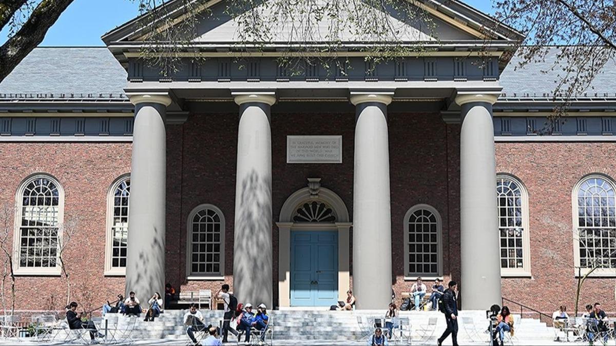 Harvard niversitesi iin karar! Trump ynetimi renci kabuln durdurdu