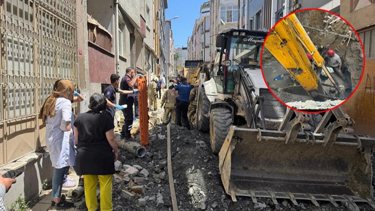 SK almasnda yol kt: Gk altnda kalan ii kurtarld