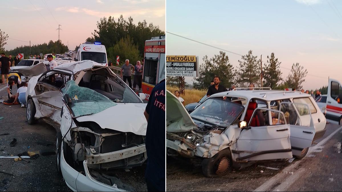Osmaniye'de zincirleme kaza: l ve ok sayda yaral var