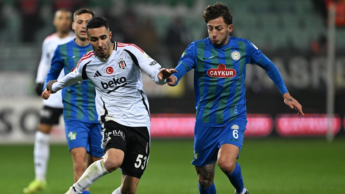 Beikta, Rizespor'a kar son 23 mata yenilgi yz grmedi