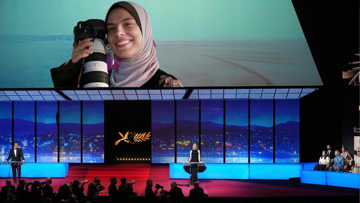 Cannes'da Gazze vurusu: Filistinli Gazeteci Fatma unutulmad
