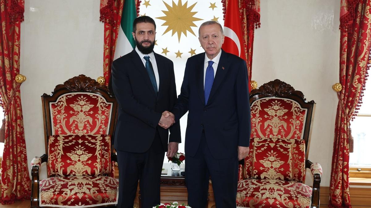 Cumhurbakan Erdoan ile ara bir araya geldi: Suriye'nin yannda durmaya devam edeceiz