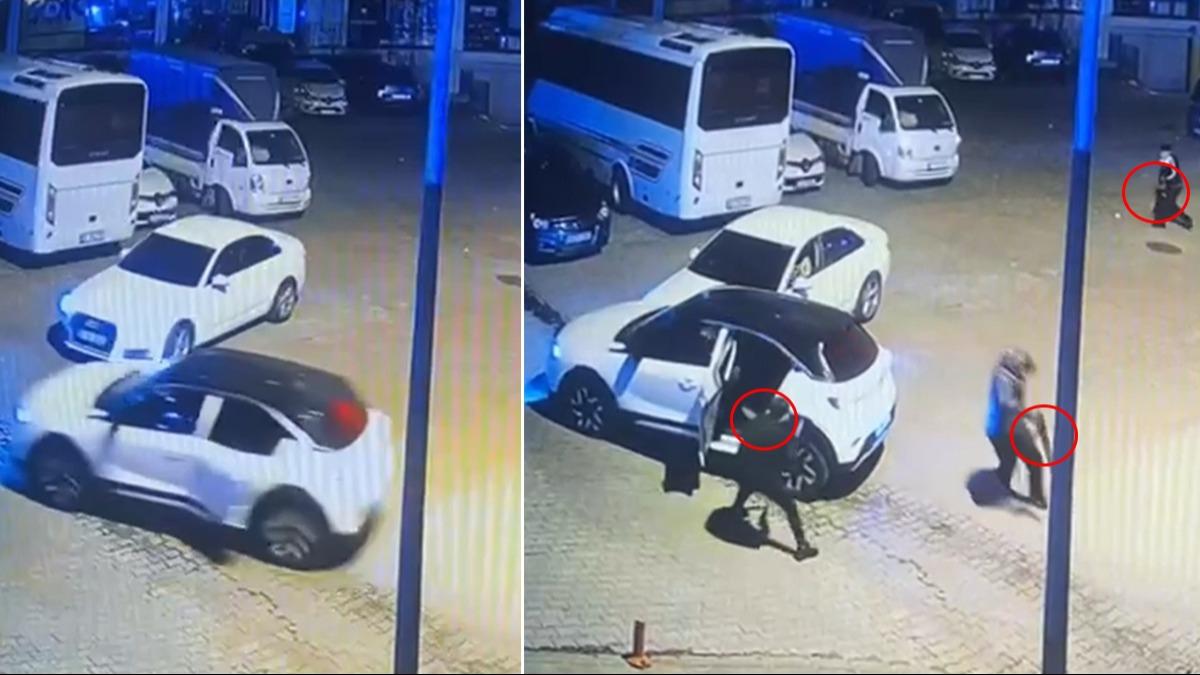 Teksas deil Kathane: Film sahnelerini aramayan silahl atma! O anlar kamerada