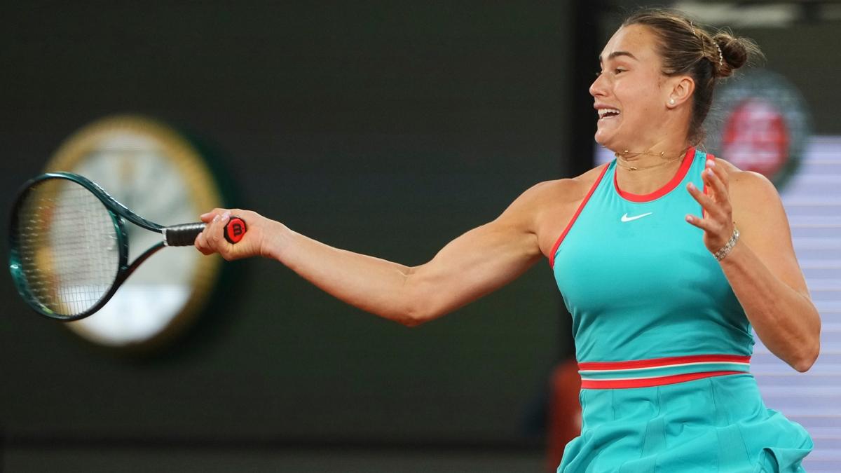 Aryna Sabalenka, Fransa Ak'ta ikinci tura ykseldi