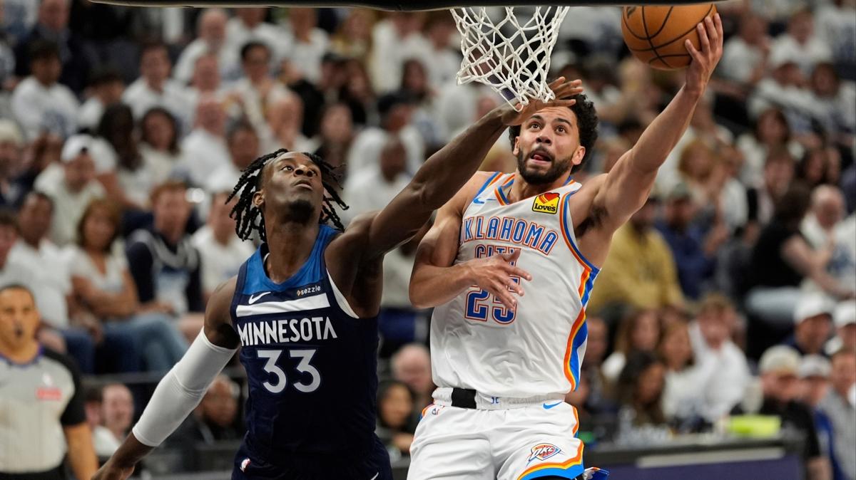 Thunder' yenen Timberwolves seride durumu 2-1 yapt