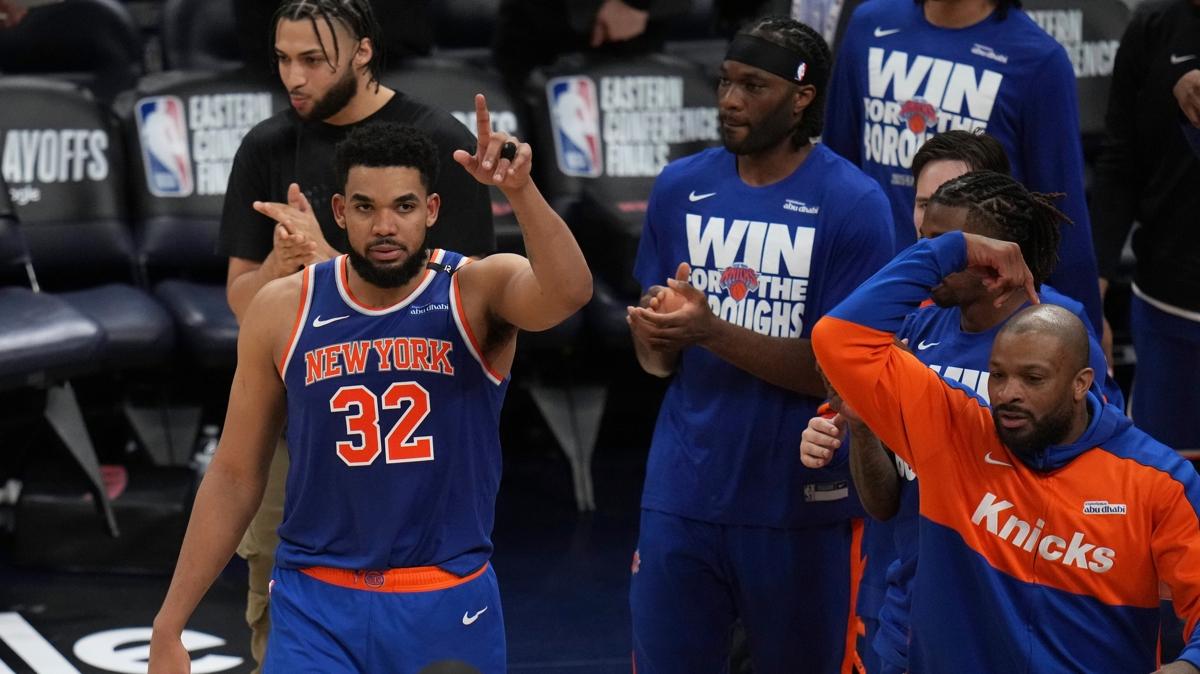New York Knicks 20 say geriden geldi ve seriyi 2-1 yapt