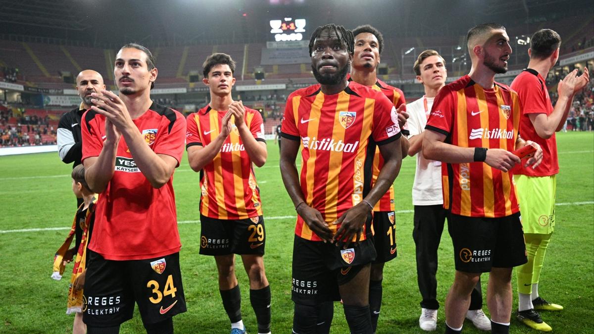 Kayserispor'u lige i saha performans tuttu