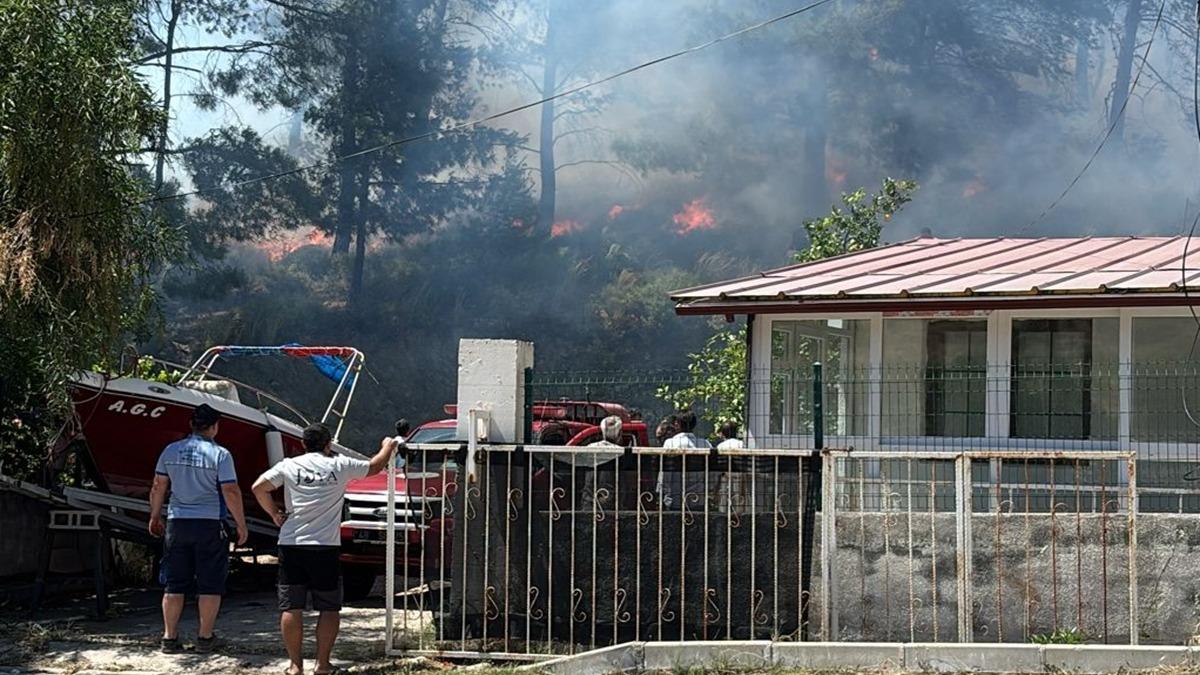 Marmaris'te kan orman yangn kontrol altna alnd