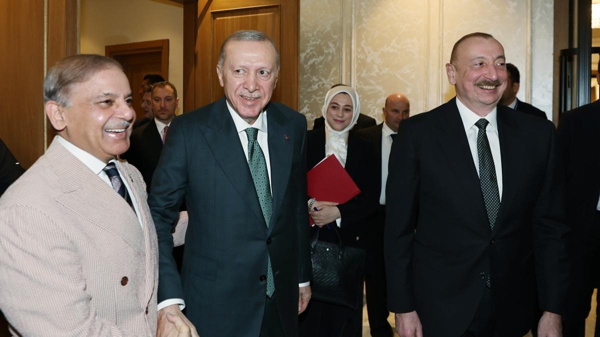 Aliyev ve erif'ten Trkiye'nin gcne vg: PKK sorunu Erdoan sayesinde zld