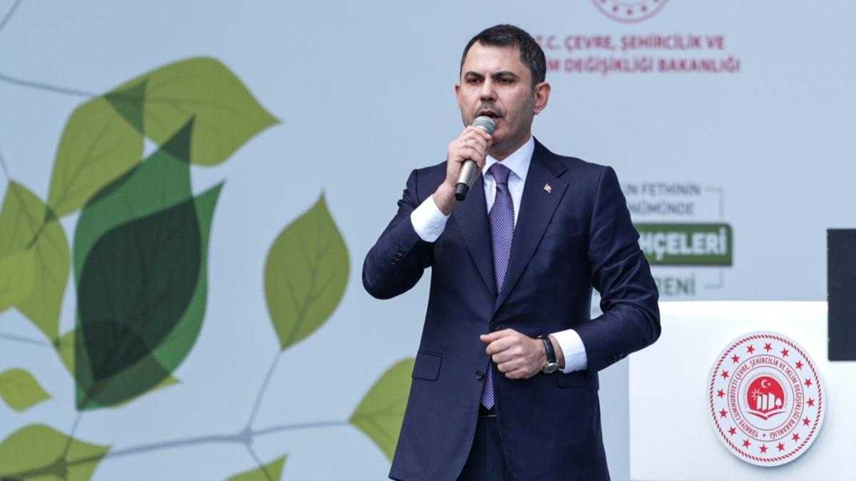 Bakan Kurum: Bizim iin stanbul milli bir mesele demektir