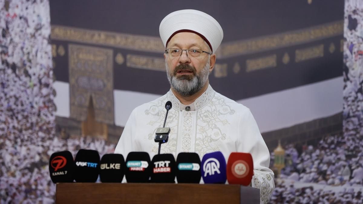 Diyanet leri Bakan Erba: Mekke hastanemizde 85 bin hacmzn hizmetindeyiz