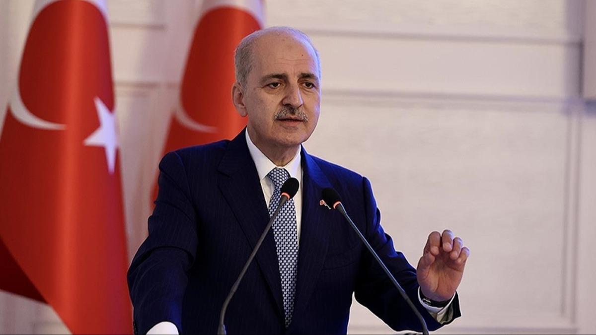 TBMM Bakan Kurtulmu: Katil srail'in hak ettii cezay almas iin ylmadan alacaz