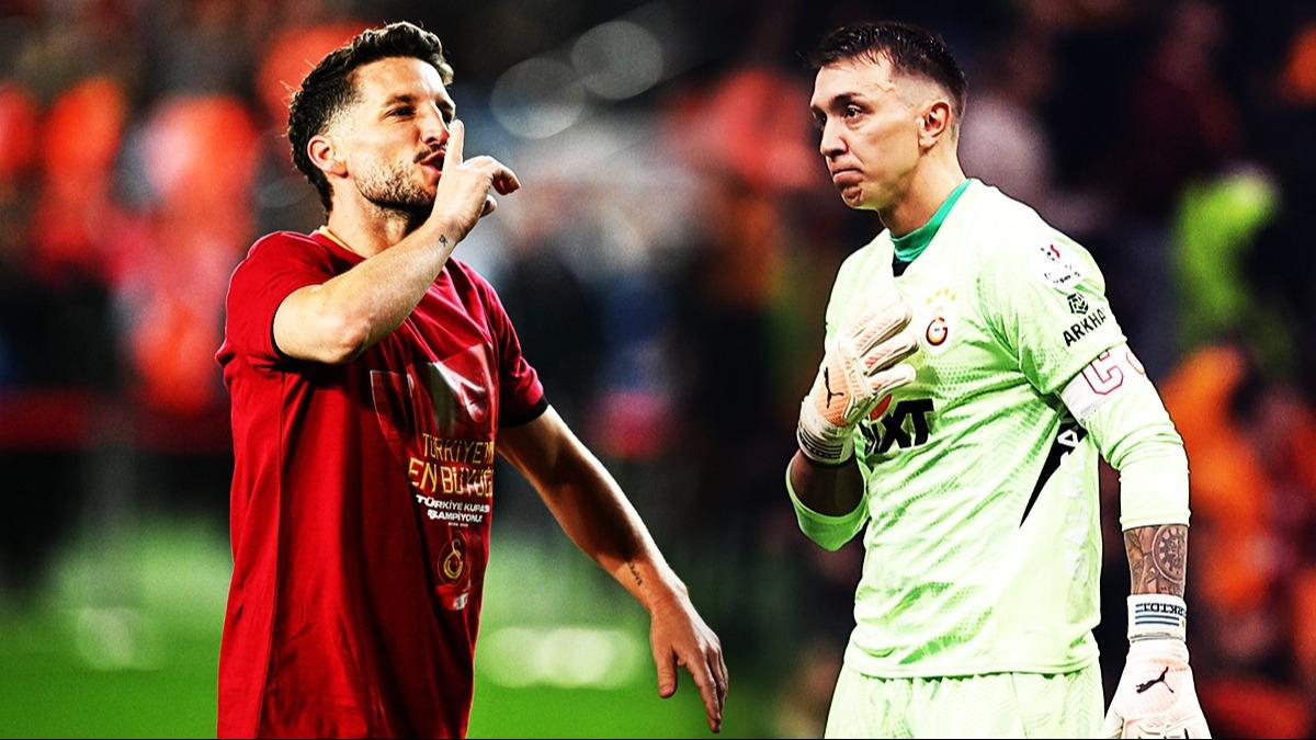 Galatasaray'da veda gecesi: Muslera ve Mertens son kez sahneye kyor