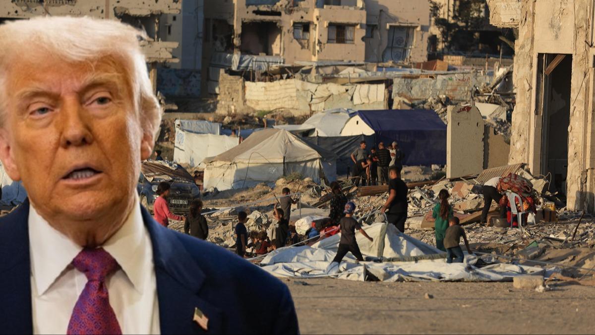 Gazze'de atekes ok yakn! Trump: Bugn iinde ya da yarn bildireceiz