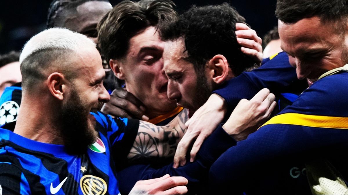 Hakan alhanolu'lu Inter, ampiyonlar Ligi finalinde sahnede