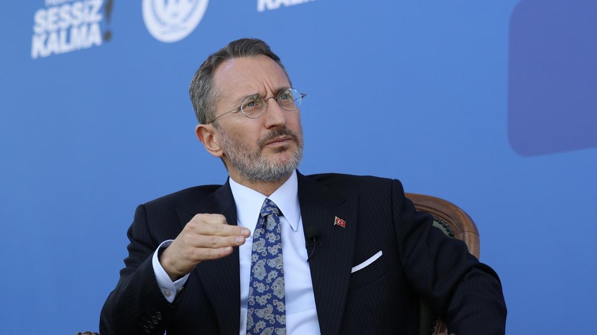 İletişim Başkanı Altun: Gazze'deki zulüm bir an önce bitmeli