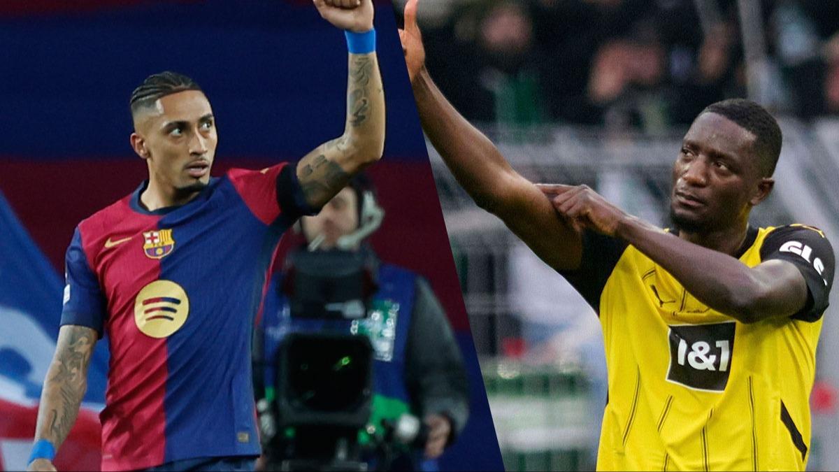 ampiyonlar Ligi'nin gol krallar Raphinha ve Guirassy