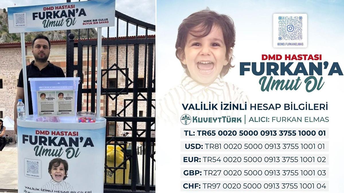 DMD Kas Hastas minik Furkan, hayata tutunmak iin destek bekliyor