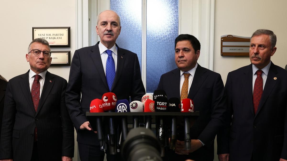 TBMM Bakan Kurtulmu'tan, Yeni Yol Partisi'ne ziyaret