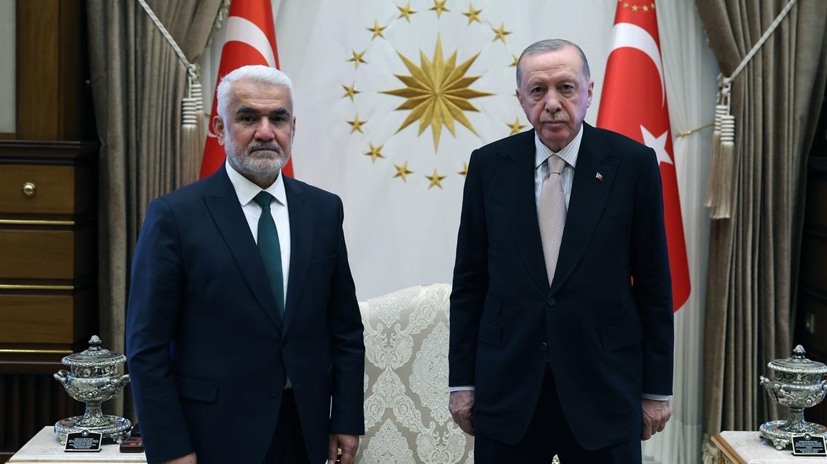Cumhurbakan Erdoan HDA PAR  Genel Bakan Yapcolu'nu kabul etti