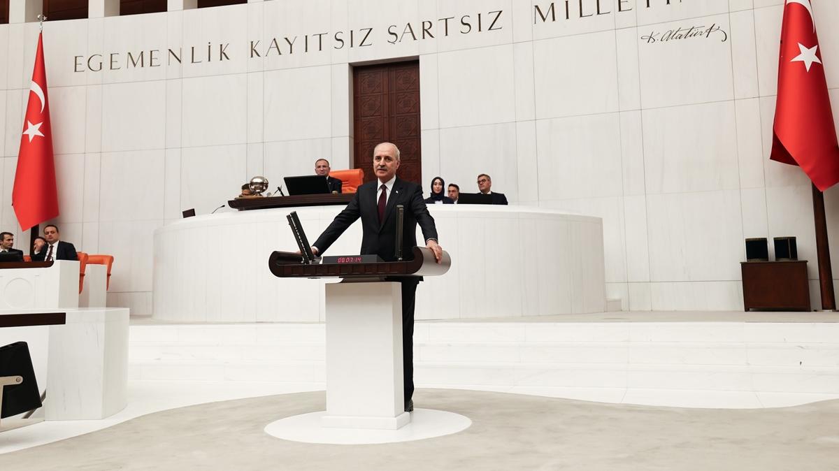 TBMM Bakan Kurtulmu'tan 'Terrsz Trkiye' mesaj: Trkiye'nin halletmesi gereken en acil konu