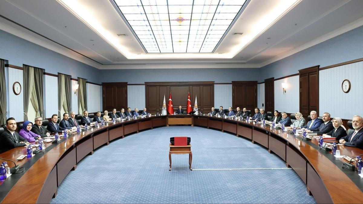 AK Parti MYK, Cumhurbakan Erdoan bakanlnda topland