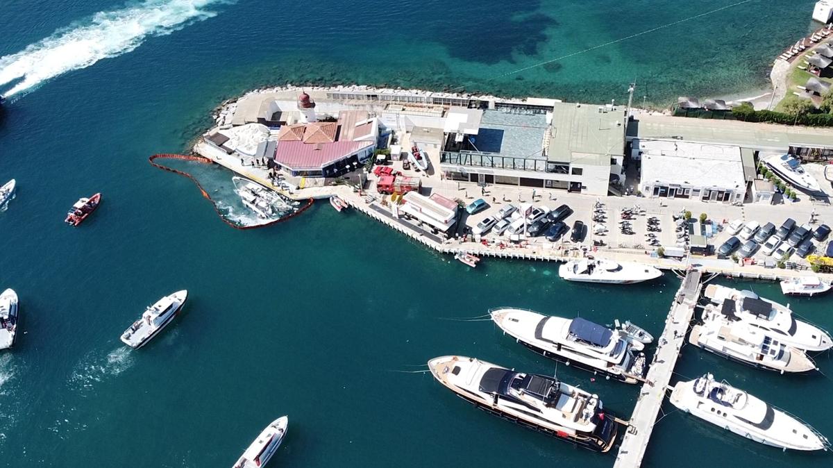Bodrum'da teknede patlama