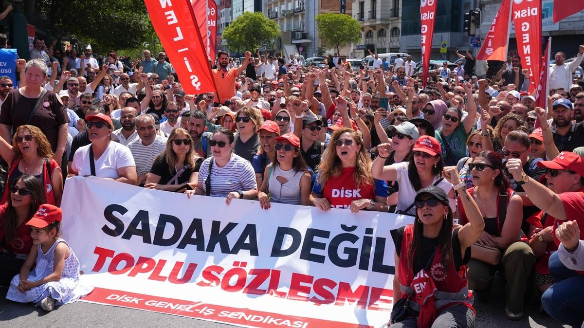 zmir'deki grev yedinci gnnde