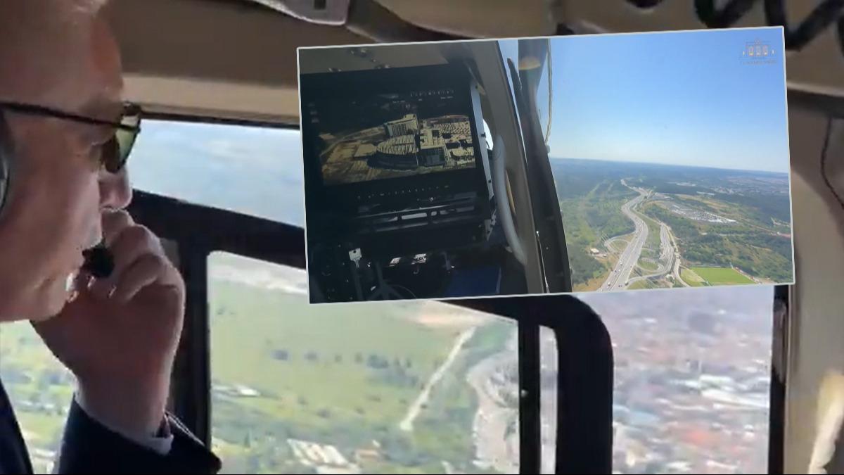 Vali Gl'den helikopterle denetim: Bayram ncesi tm kenti turlad