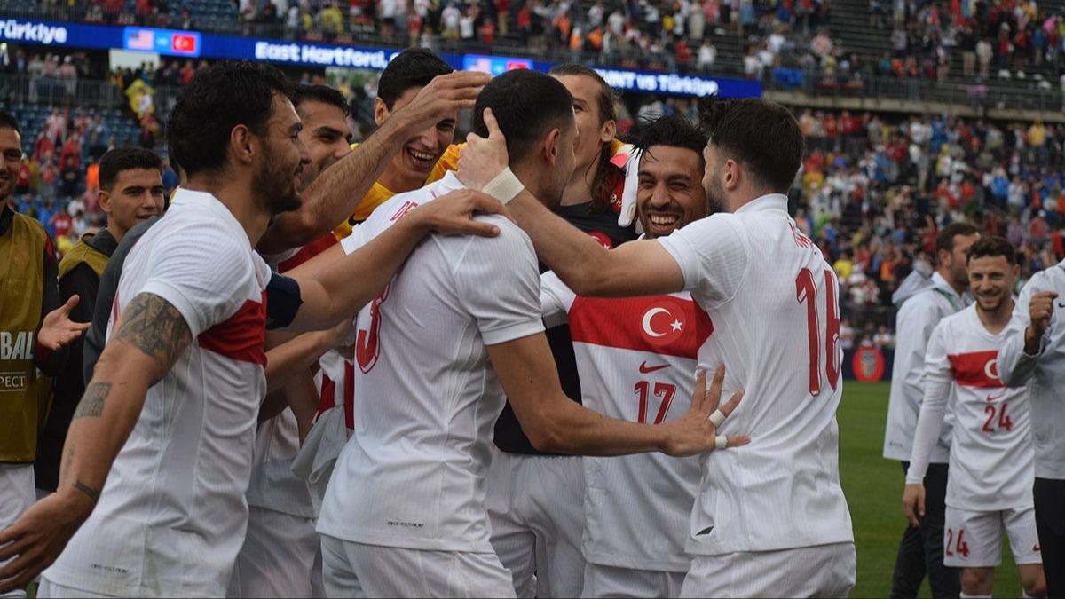 Geriden gelip kazandk! A Milli Futbol Takm, ABD'yi ykt geti