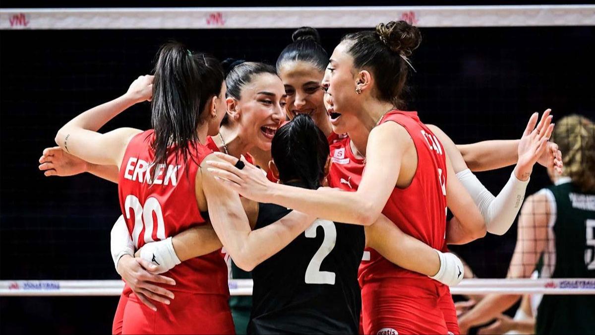 Milletler Ligi'nde 4'te 4! Filenin Sultanlar in'i devirdi