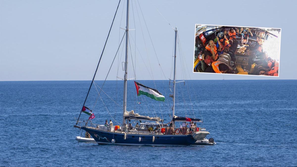 Gazze'ye giden zgrlk Filosu'na baskn! 2'si Trk 12 aktivist srail tarafndan karld
