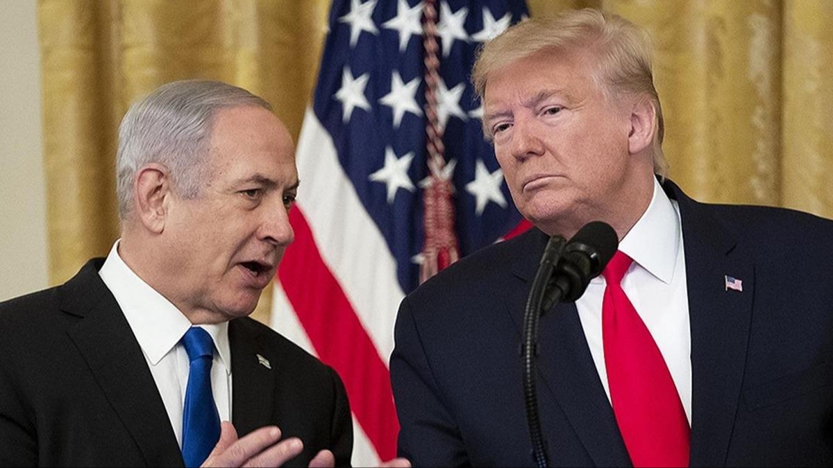 Trump ve Netanyahu arasnda kritik grme! ran dosyas masada 