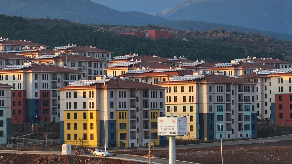 Bakan Kurum yeni inşa edilen afet konutlarını paylaştı!