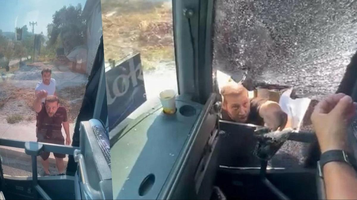 Didim'de tur otobüsü saldırısında yeni görüntü
