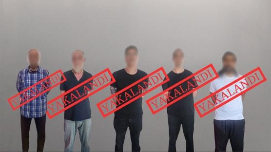 Kırmızı Bültenle aranan 5 isim daha Türkiye'ye getirildi
