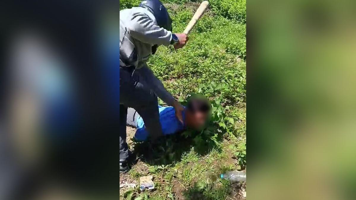 Otoyol kenarnda aklalmaz ikence: Kurban olaym yapma