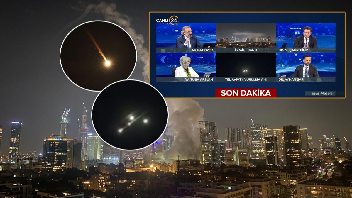 Tel Aviv'e pe pee bombardman! ran ''Demir Kubbe''yi deldi