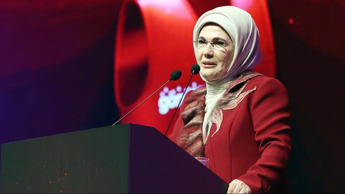 Emine Erdoan, LGS'ye girecek rencilere baarlar diledi