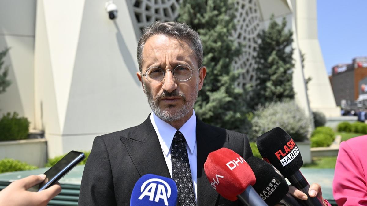 letiim Bakan Altun: Kbrs meselesinin Trkiye iin milli bir dava 