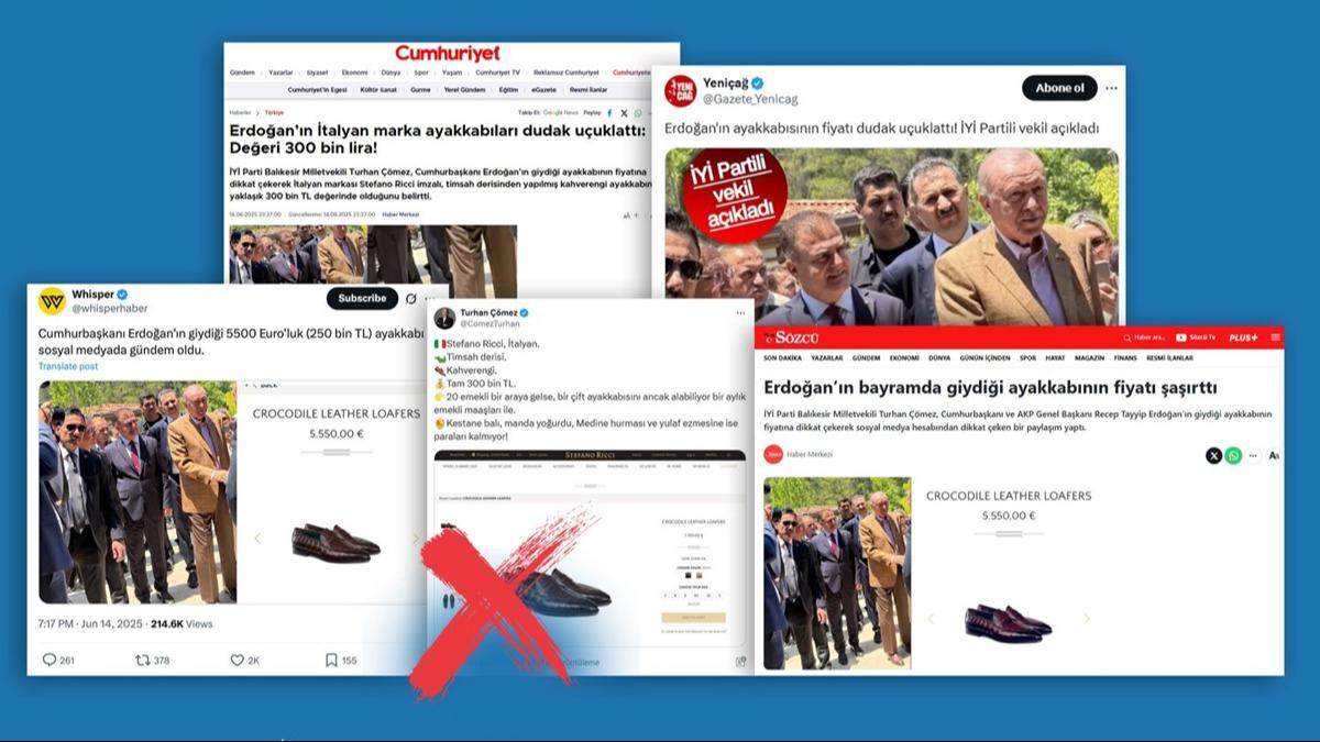 DMM'den, Bakan Erdoan'n ayakkablarna ilikin iddialara yalanlama