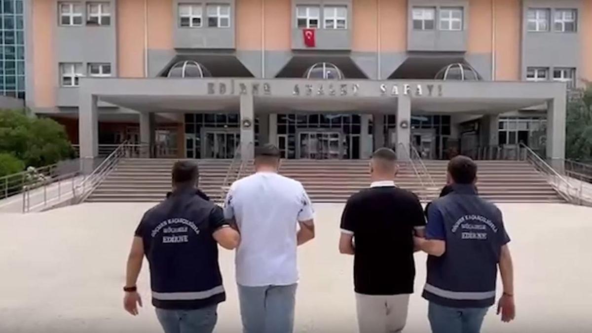 Edirne'de FET operasyonu: phelilerinin yurt dna kamalarna araclk eden 2 zanl tutukland