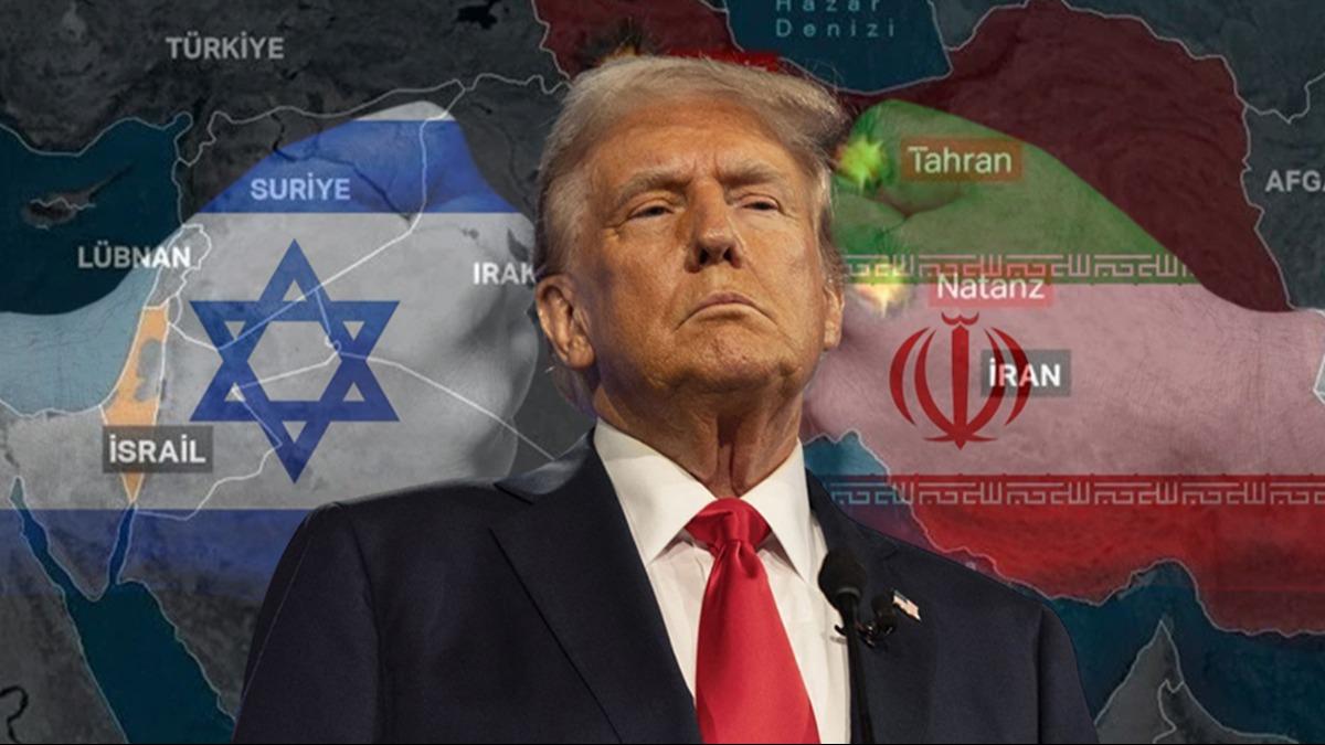 Trump'tan, srail-ran atmas mesaj... ''Mdahil olmamz mmkn''