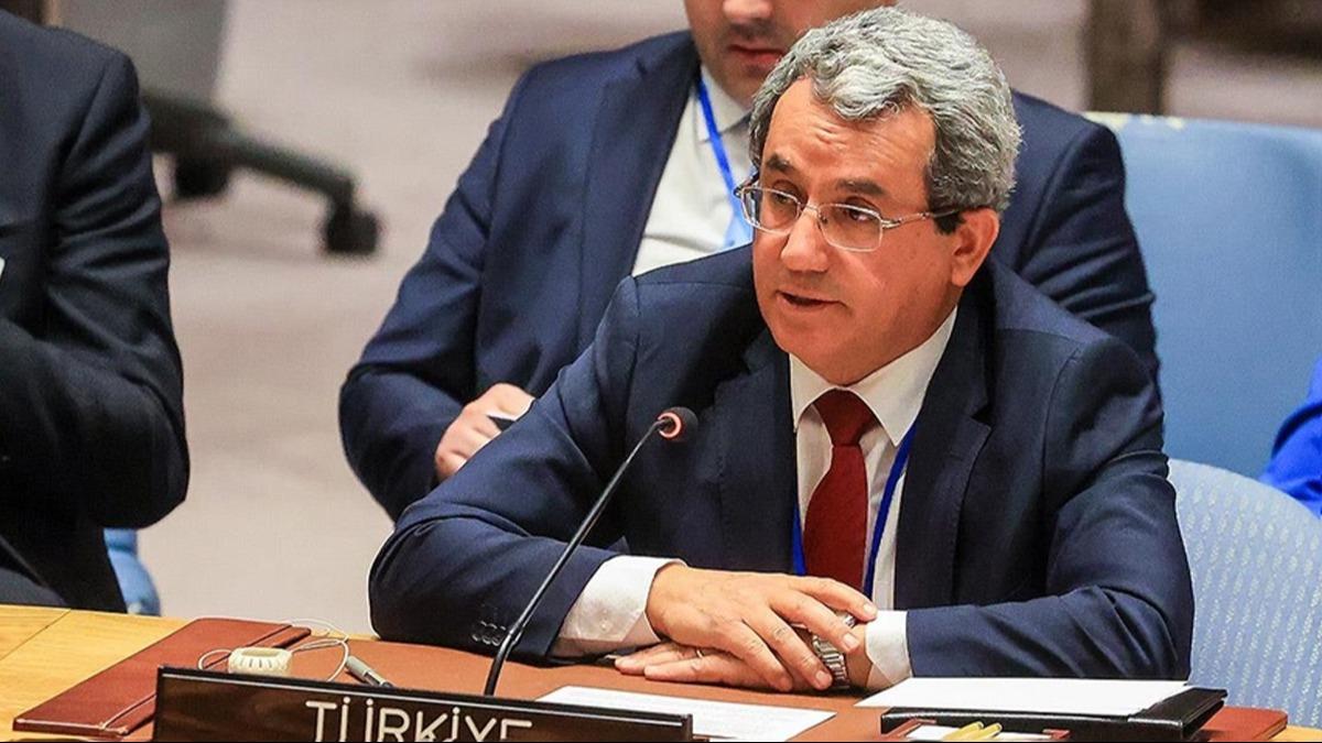 Trkiye'nin BM Daimi Temsilcisi Yldz: Gazze'deki insani kriz dayanlmaz boyutta