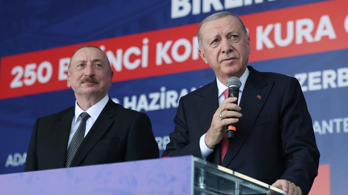 250 bininci konut teslim treni! Cumhurbakan Erdoan: Yaadmz sre milli mcadele ile e deer