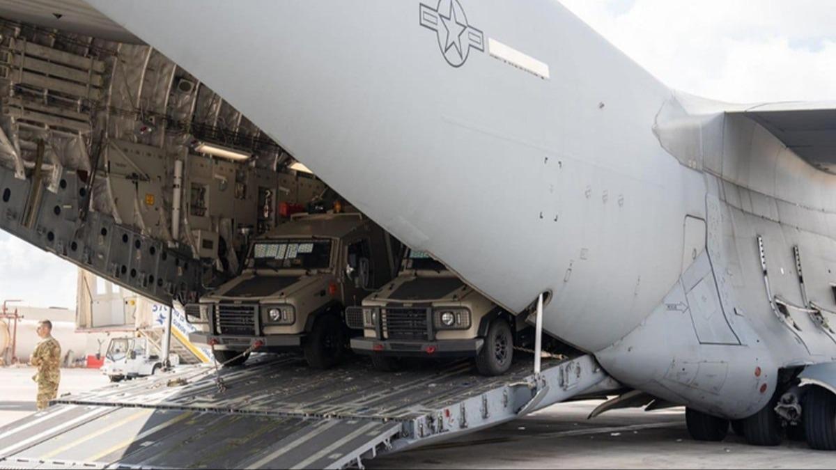 ABD ve Almanya'dan yeni katliam destei! 14 askeri kargo ua srail'e ulat