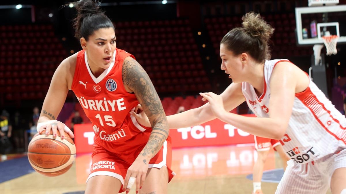 A Milli Kadn Basketbol Takm'nn gruptaki son manda rakibi Yunanistan
