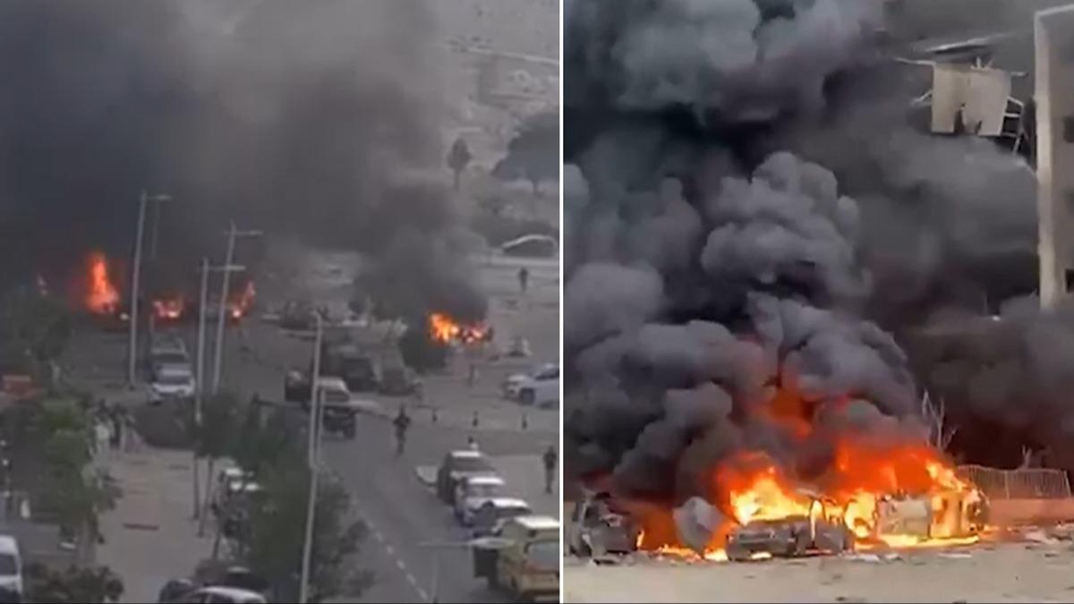 Sava sekizinci gnde: ran, srail'e ok sayda fze ateledi